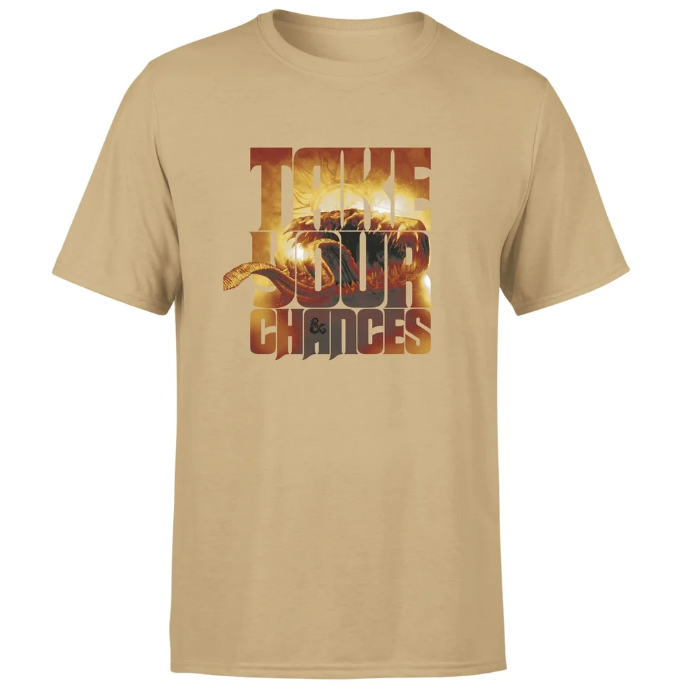 Dungeons & Dragons Take Your Chances Men's T-Shirt - Tan - S Image 1