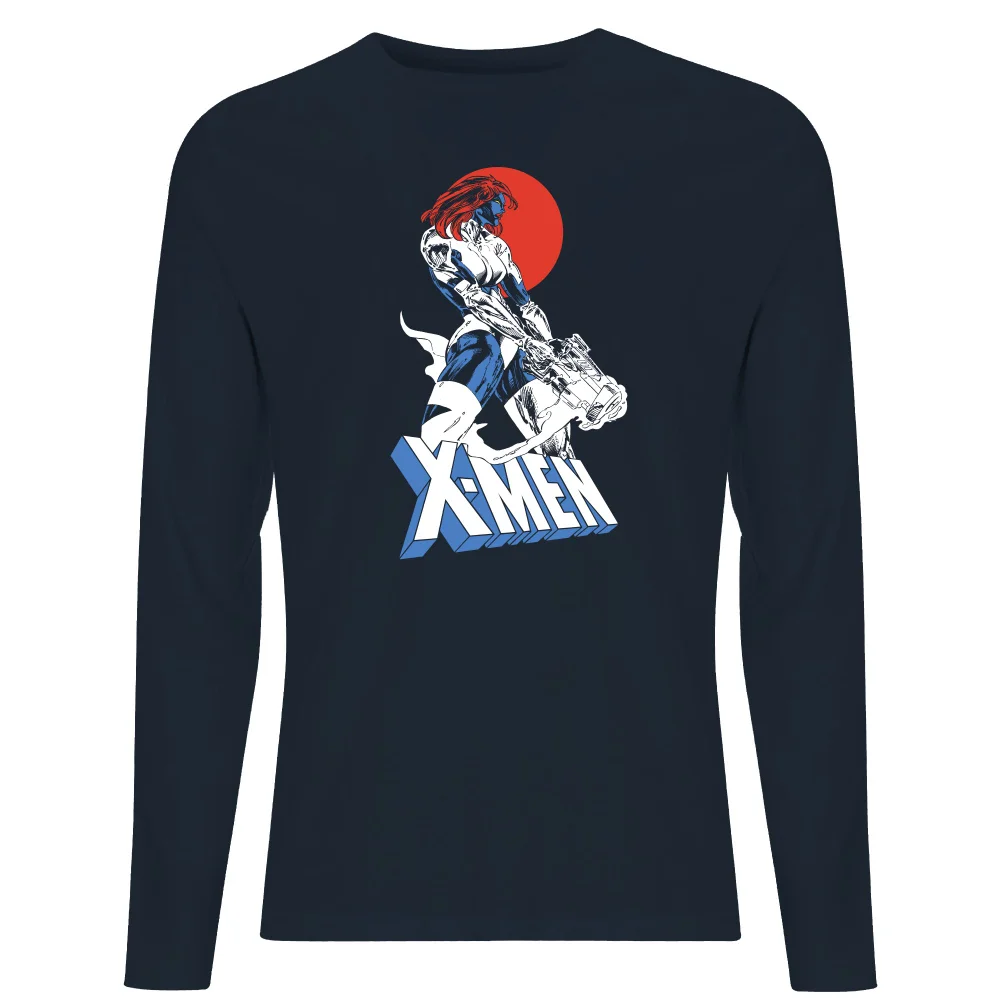 X-Men Mystique Long Sleeve T-Shirt - Navy - S Image 1