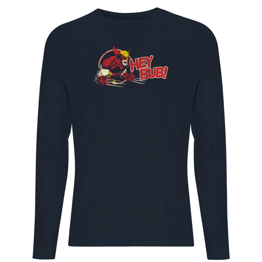 X-Men Hey Bub! Long Sleeve T-Shirt - Navy - S Image 1