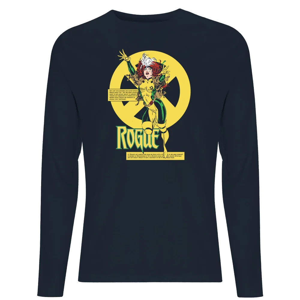 X-Men Rogue Bio Drk Long Sleeve T-Shirt - Navy - S Image 1