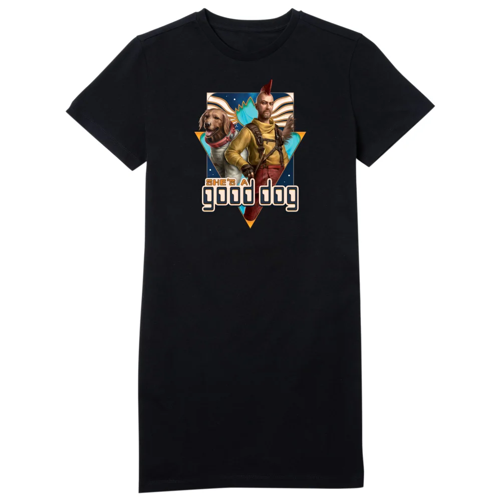 Guardians of the Galaxy She's A Good Dog Women's T-Shirt Dress - Black - M Image 1