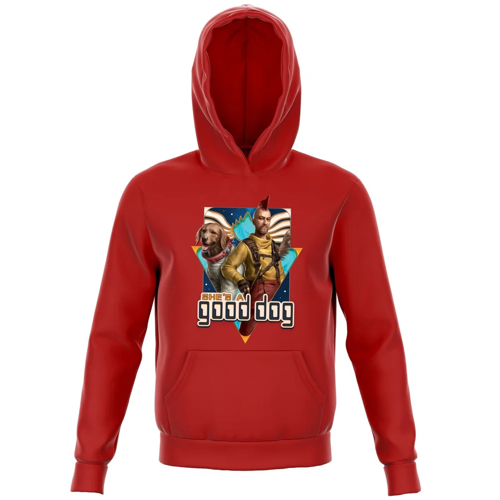 Guardians of the Galaxy She's A Good Dog Kids' Hoodie - Red - 3-4 Years Image 1