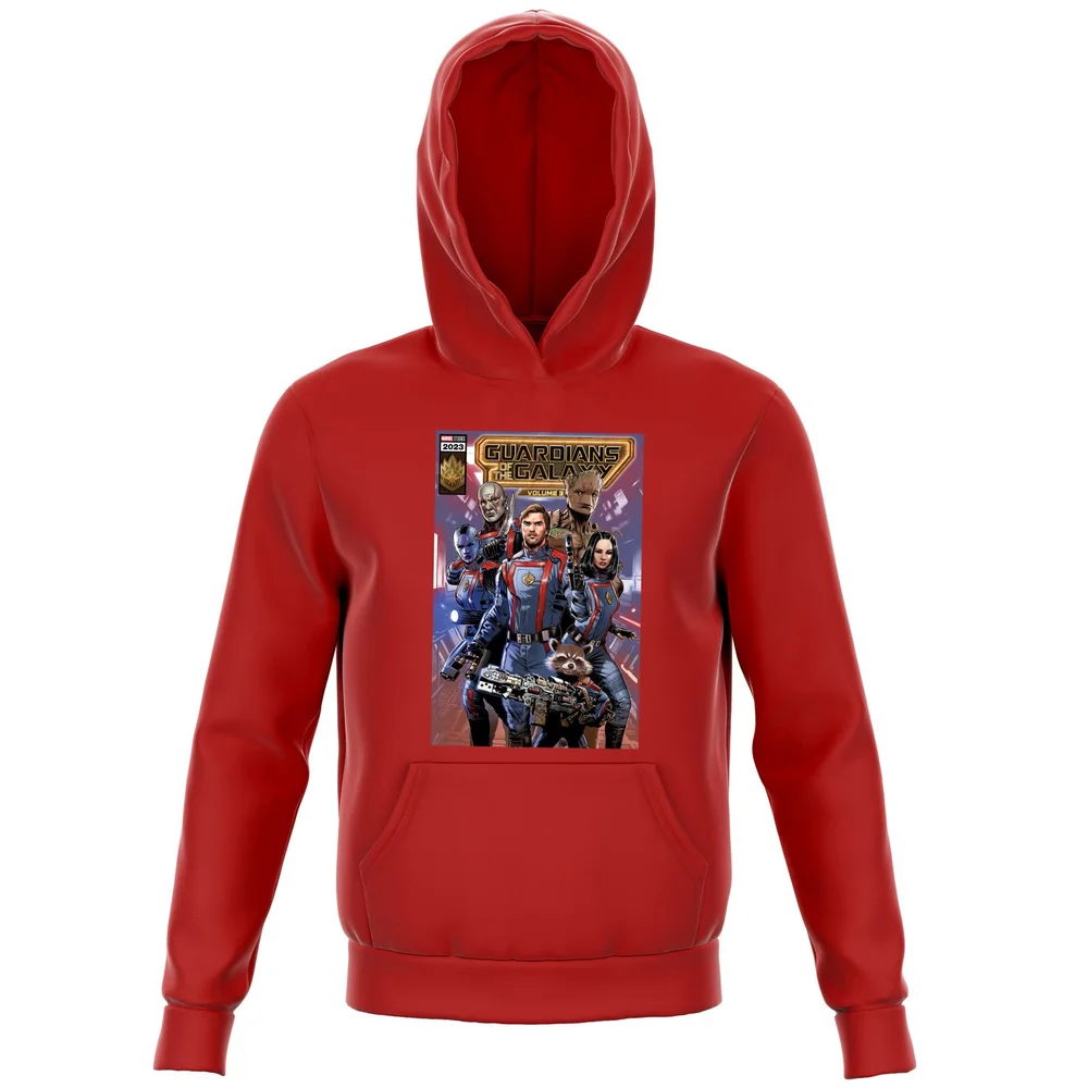 Guardians of the Galaxy Photo Comic Cover Kids' Hoodie - Red - 3-4 Years Image 1