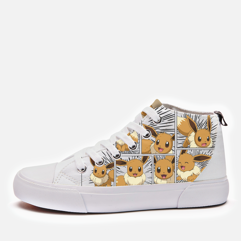Pokémon Eevee Kids' High Top - White - UK Kids 10 / EU28 Image 1