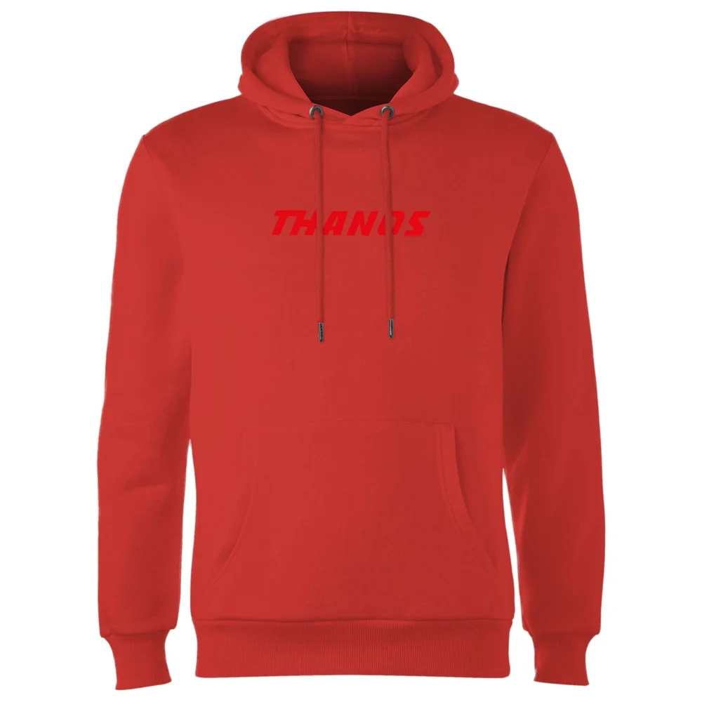 Avengers Thanos Comics Logo Hoodie - Red - S - Red Image 1