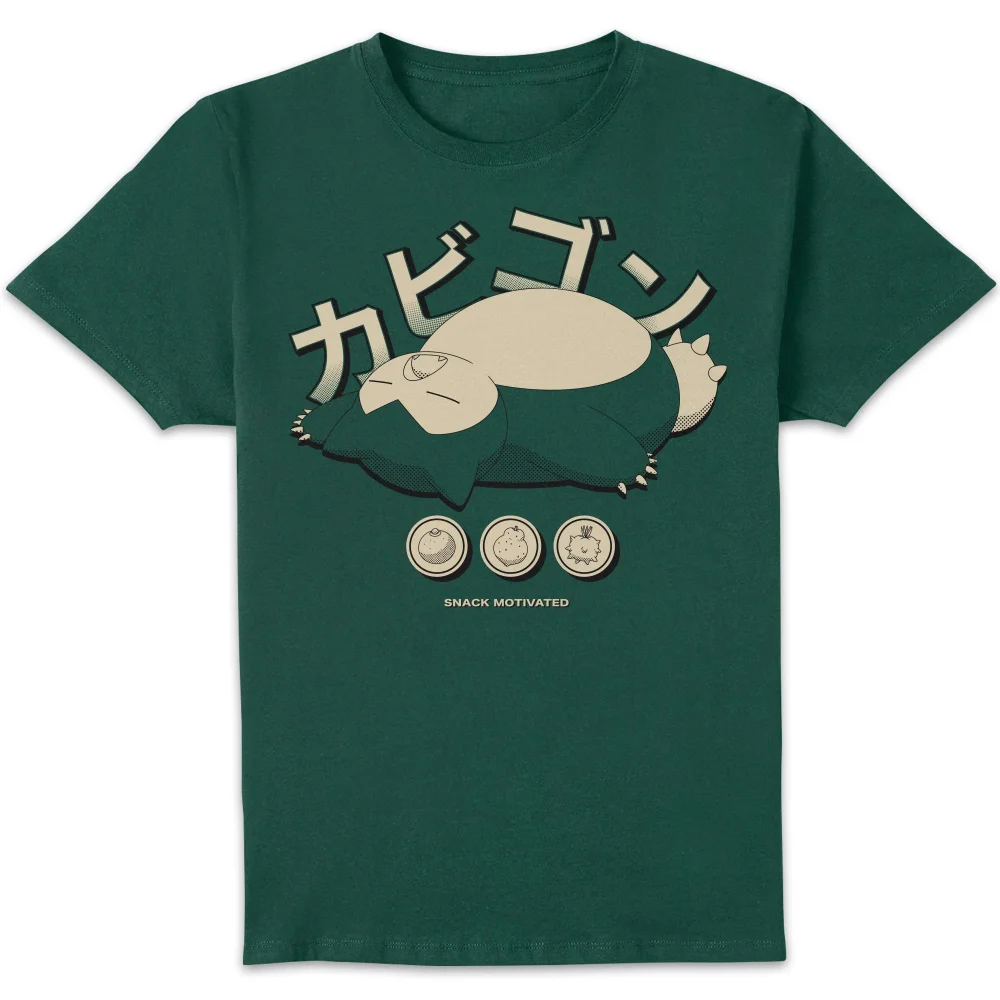 Pokémon Snorlax Relaxation T-Shirt - Green - S Image 1
