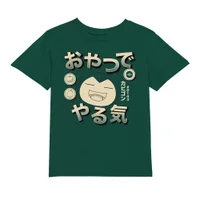 Pokémon Snorlax Hungry Kids' T-Shirt - Green - undefined undefined