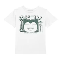 Pokémon Snorlax I'm Hungry Kids' T-Shirt - White