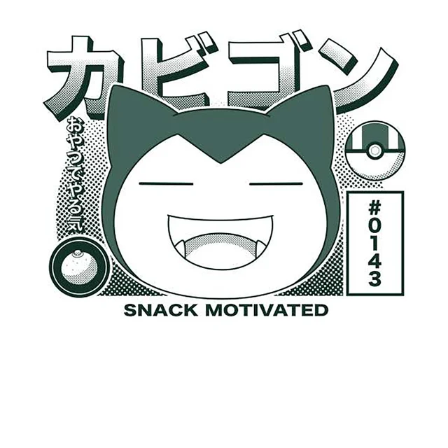 Pokémon Snorlax I'm Hungry Kids' T-Shirt - White