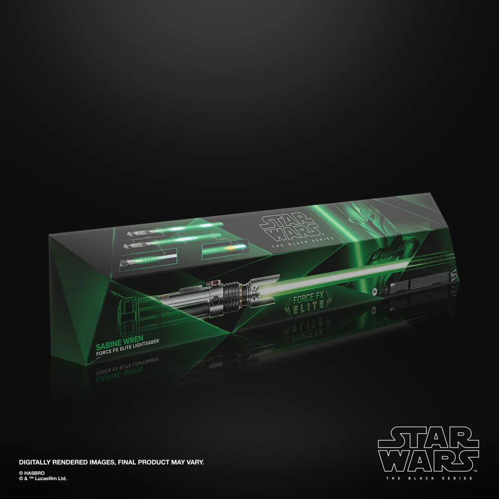 Hasbro Star Wars The Black Series Force FX Elite Sabine Wren Lightsaber Image 1