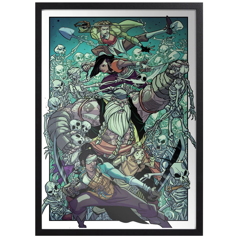 Sea Of Thieves SEA DOGS SEARCH Giclee Art Print - A4 - Black Frame Image 1