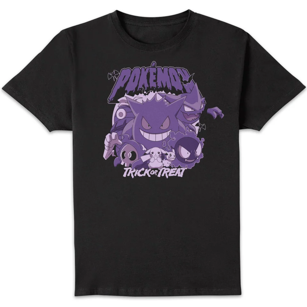 Pokémon Trick Or Treat Men's T-Shirt - Black - L - Black Image 1
