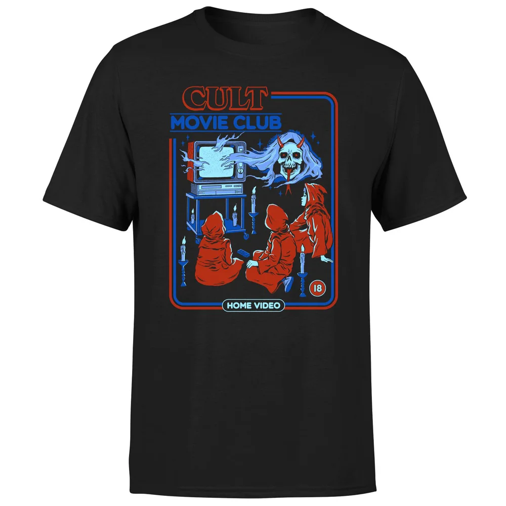 Steven Rhodes Cult Movie Club Unisex T-Shirt - Black - S - Black Image 1