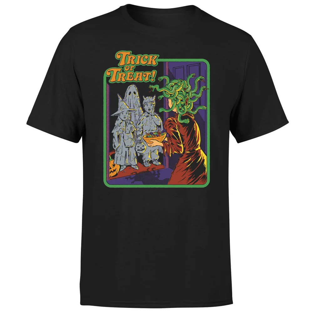 Steven Rhodes Trick Or Treat Unisex T-Shirt - Black - S - Black Image 1