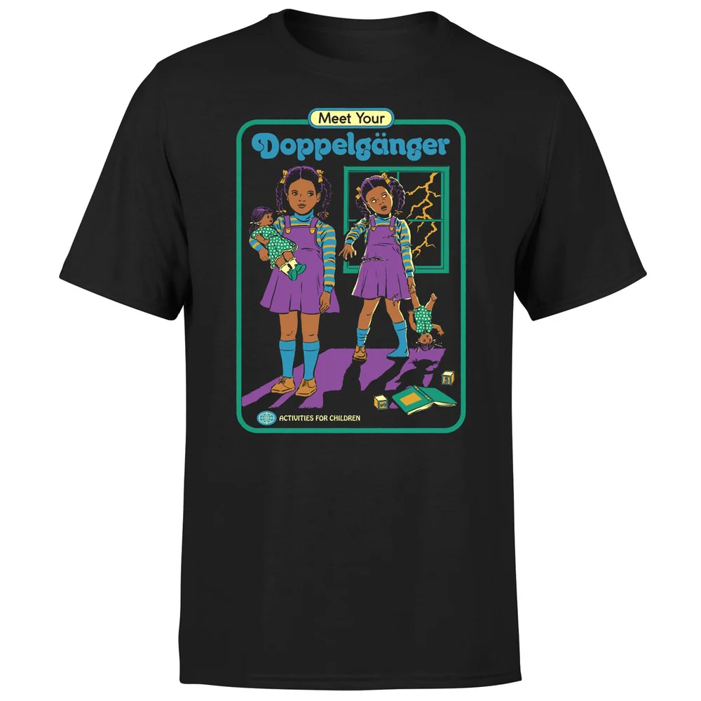 Steven Rhodes Meet Your Doppelganger Unisex T-Shirt - Black - S - Black Image 1