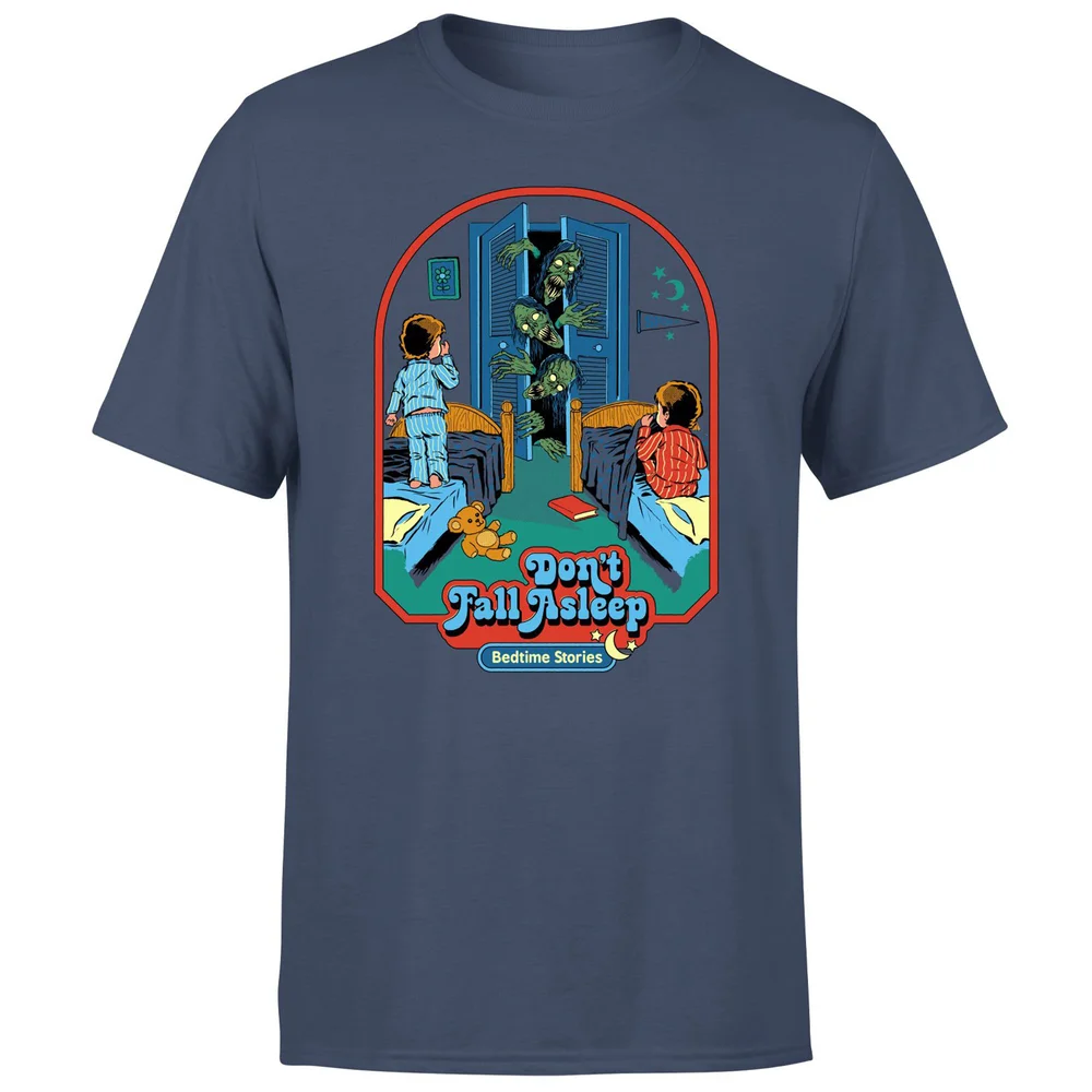 Steven Rhodes Don't Fall Asleep Unisex T-Shirt - Navy - S - Navy Image 1