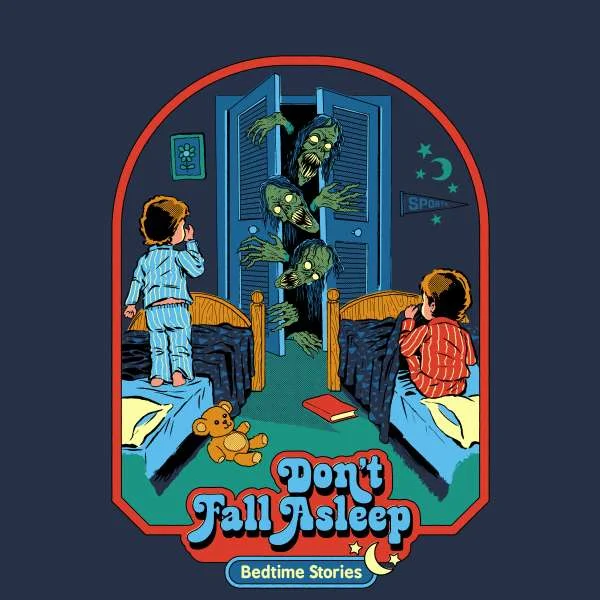 Steven Rhodes Don't Fall Asleep Unisex T-Shirt - Navy