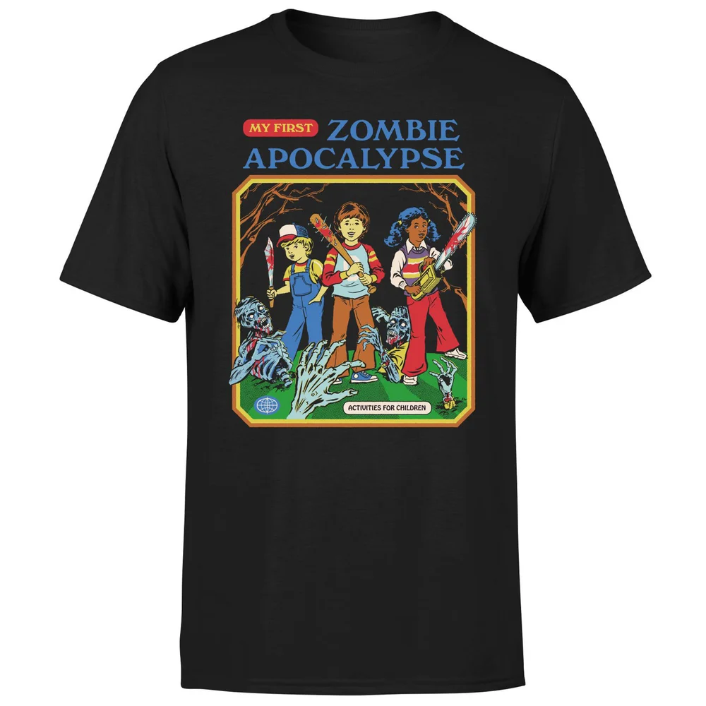 Steven Rhodes My First Zombie Apocalypse Unisex T-Shirt - Black - S - Black Image 1