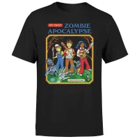 Steven Rhodes My First Zombie Apocalypse Unisex T-Shirt - Black