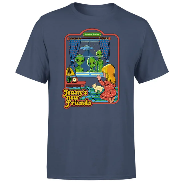 Steven Rhodes Jenny's New Friends Unisex T-Shirt - Navy