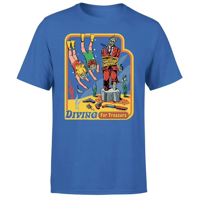 Steven Rhodes Diving For Treasure Unisex T-Shirt - Blue