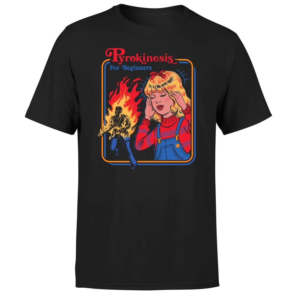 Steven Rhodes Pyrokinesis For Beginners Unisex T-Shirt - Black - 3XL - Black Image 1