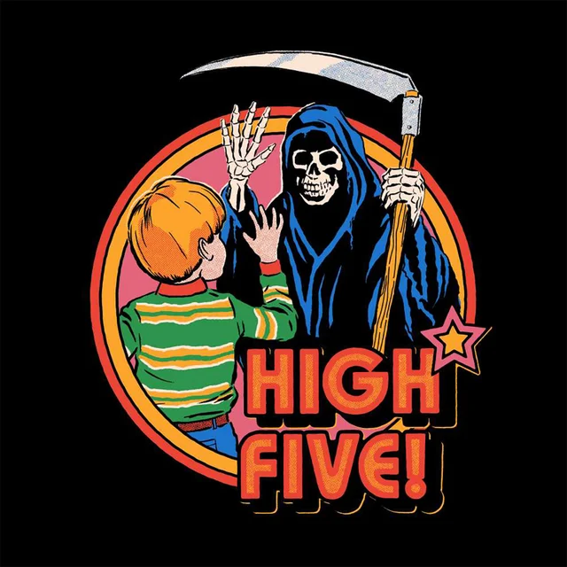 Steven Rhodes High Five Unisex T-Shirt - Black