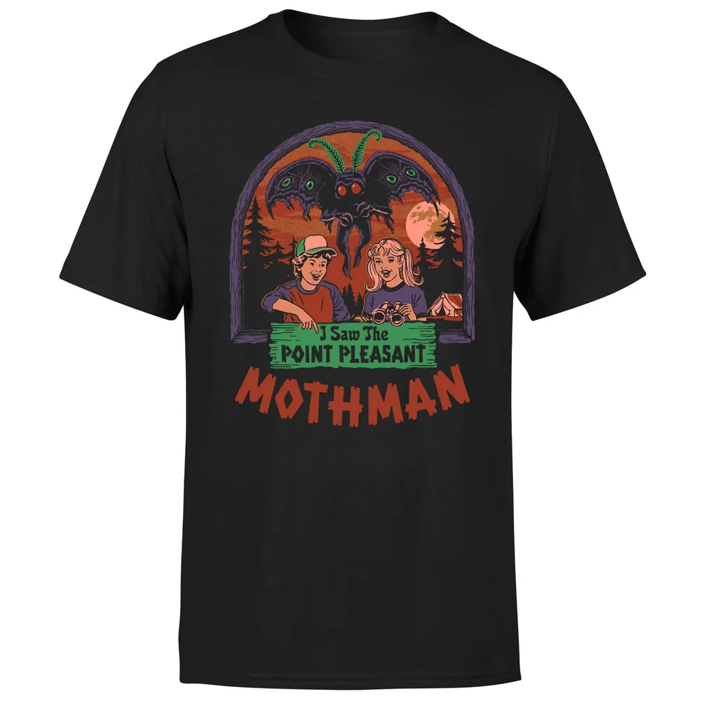Steven Rhodes I Saw The Mothman Unisex T-Shirt - Black - L - Black Image 1