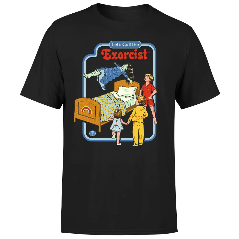 Steven Rhodes Let's Call The Exorcist Unisex T-Shirt - Black - S - Black Image 1
