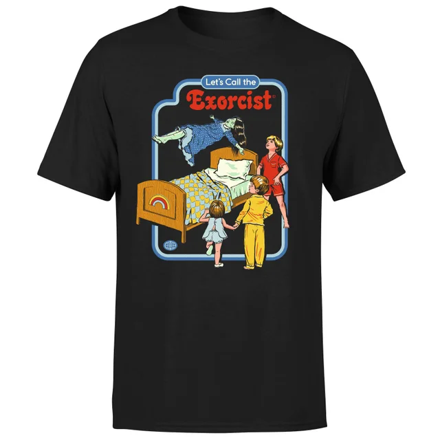 Steven Rhodes Let's Call The Exorcist Unisex T-Shirt - Black
