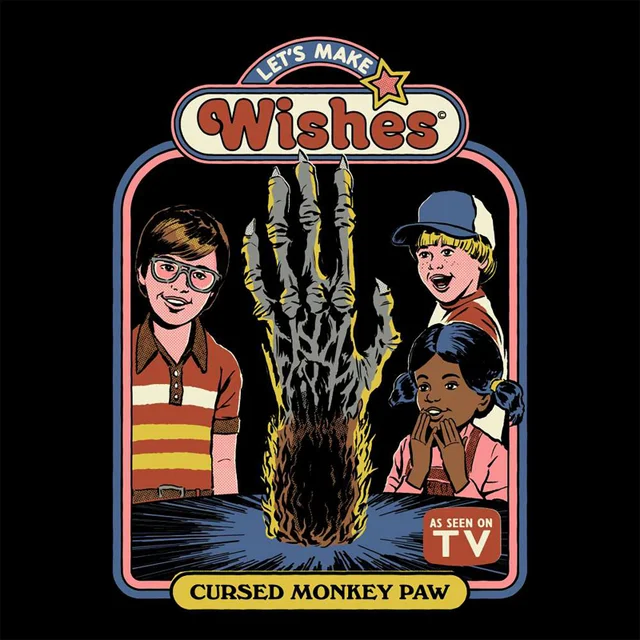 Steven Rhodes Let's Make Wishes Unisex T-Shirt - Black