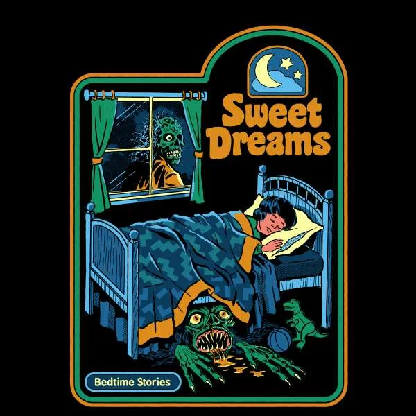 Steven Rhodes Sweet Dreams Unisex T-Shirt - Black