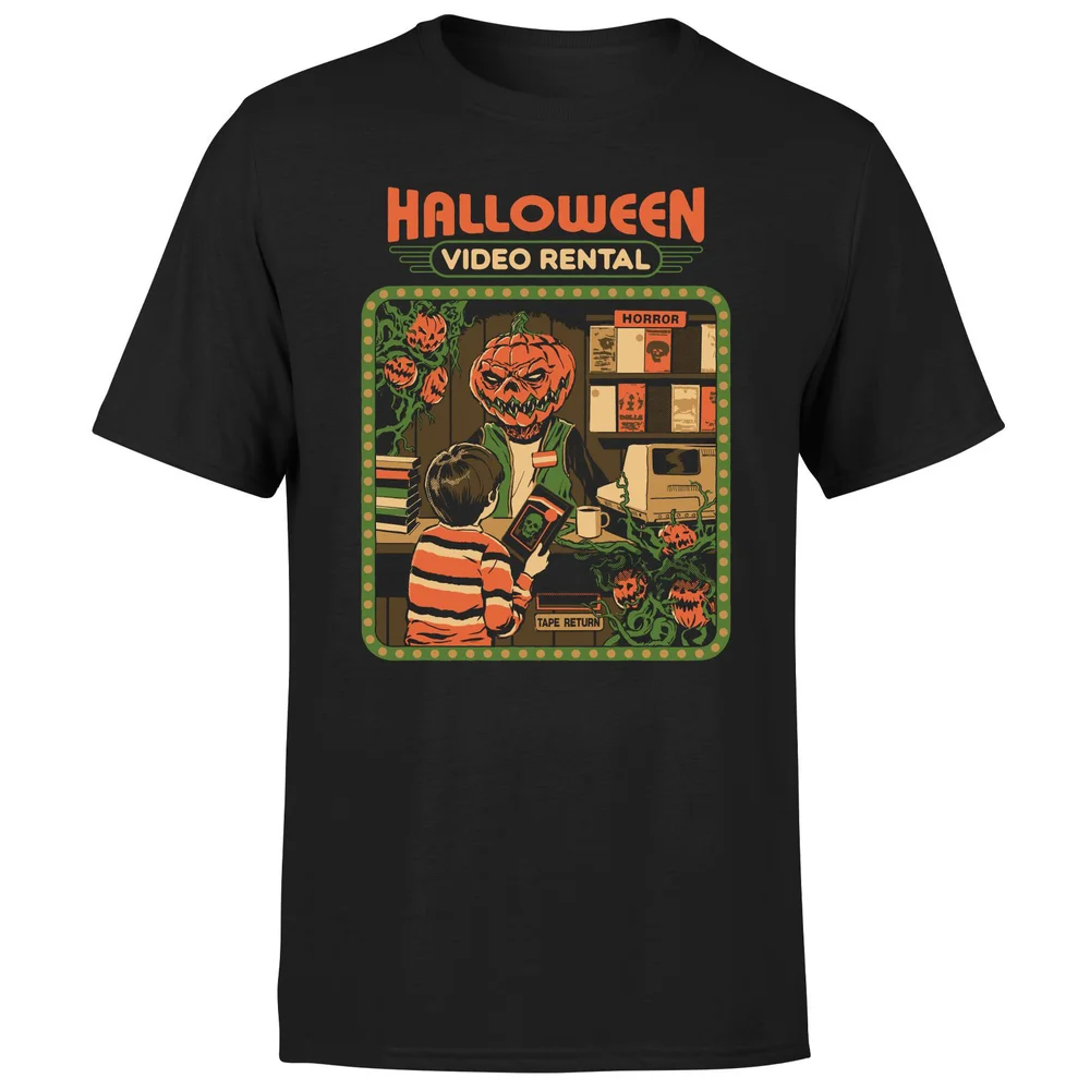 Steven Rhodes Halloween Video Rental Unisex T-Shirt - Black - S - Black Image 1