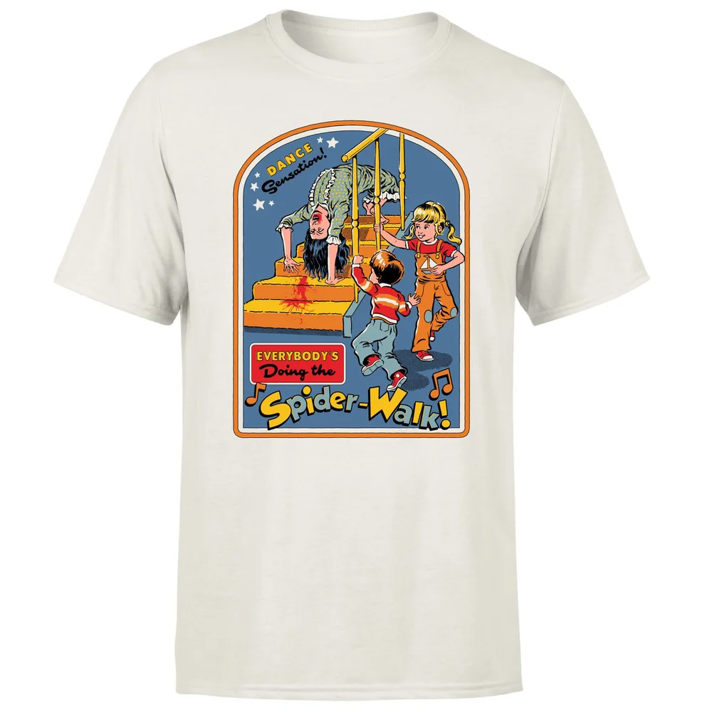 Steven Rhodes Everybody's Doing The Spider-walk Unisex T-Shirt - White Vintage Wash - S - White Vintage Wash Image 1