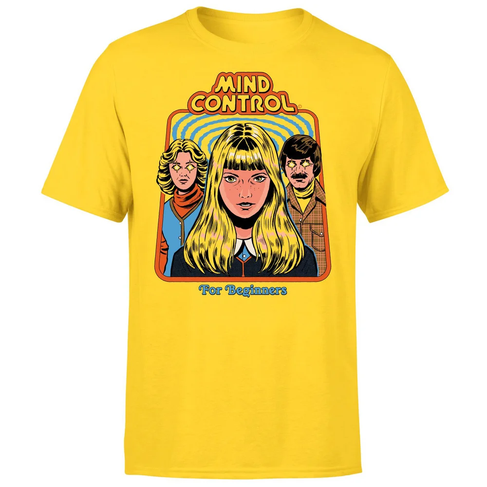 Steven Rhodes Mind Control For Beginners Unisex T-Shirt - Yellow - S - Yellow Image 1