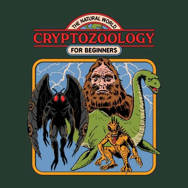 Steven Rhodes Cryptozoology For Beginners Unisex T-Shirt - Green