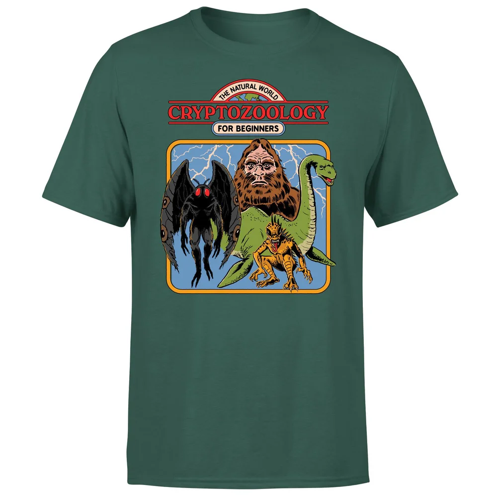 Steven Rhodes Cryptozoology For Beginners Unisex T-Shirt - Green - S - Green Image 1