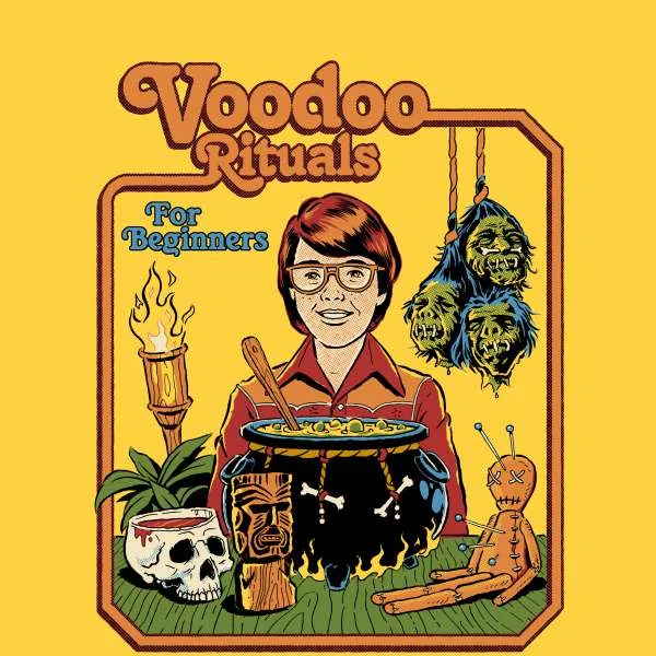 Steven Rhodes Voodoo Rituals For Beginners Unisex T-Shirt - Yellow
