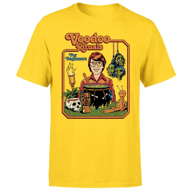 Steven Rhodes Voodoo Rituals For Beginners Unisex T-Shirt - Yellow