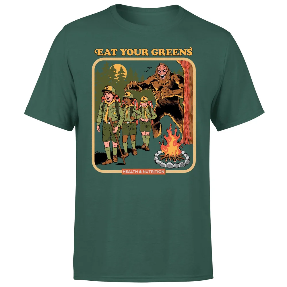 Steven Rhodes Eat Your Greens Unisex T-Shirt - Green - S - Green Image 1
