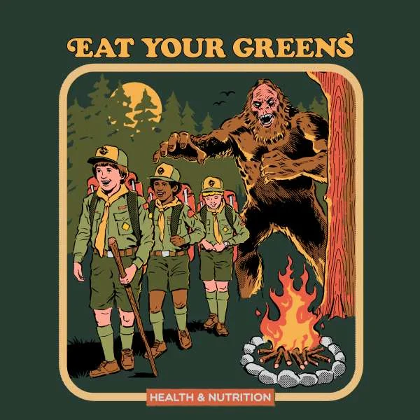 Steven Rhodes Eat Your Greens Unisex T-Shirt - Green