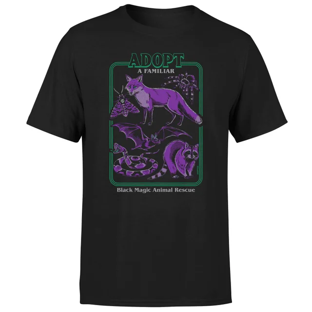 Steven Rhodes Adopt A Familiar Unisex T-Shirt - Black