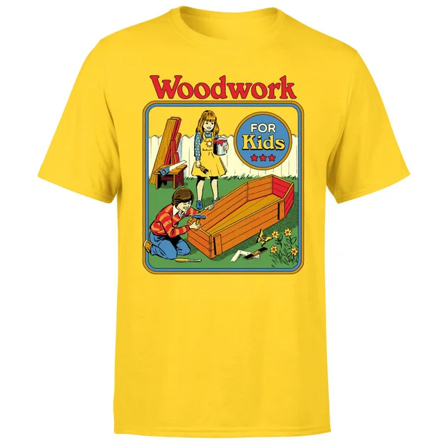 Steven Rhodes Woodwork For Kids Unisex T-Shirt - Yellow
