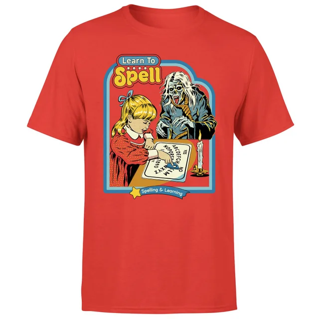 Steven Rhodes Learn To Spell Unisex T-Shirt - Red