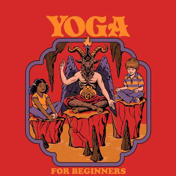 Steven Rhodes Yoga For Beginners Unisex T-Shirt - Red