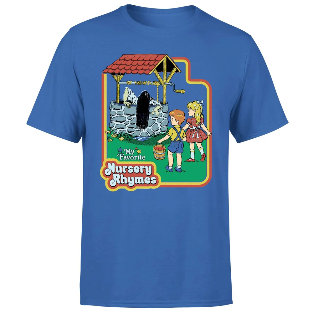 Steven Rhodes My Favorite Nursery Rhymes Unisex T-Shirt - Blue - S - Blue Image 1