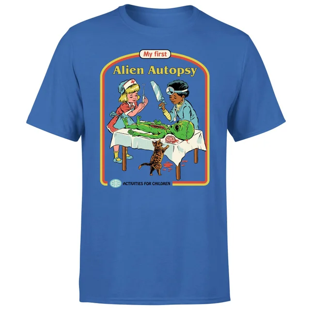 Steven Rhodes My First Alien Autopsy Unisex T-Shirt - Blue