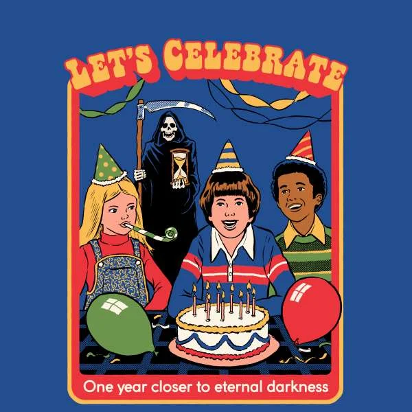 Steven Rhodes One Year Closer To Eternal Darkness Unisex T-Shirt - Blue