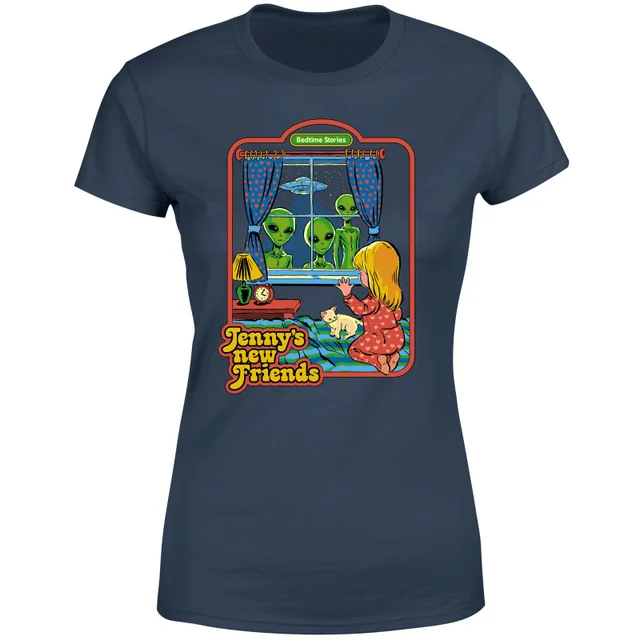 Jenny's New Friends Women's T-Shirt - Navy