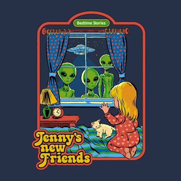 Jenny's New Friends Women's T-Shirt - Navy